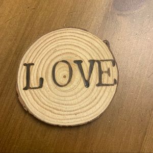 FREE Wooden love magnet